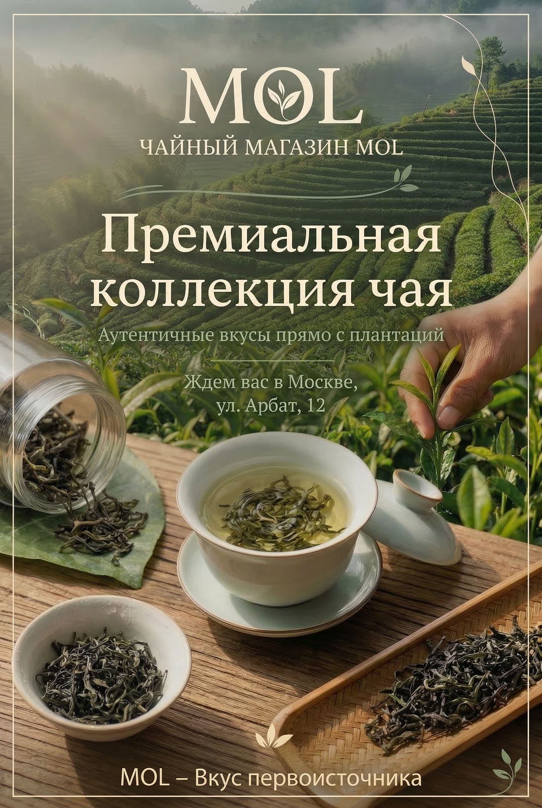 Постер для чайного магазина MOL